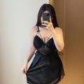 Satin Lace Babydoll Lingerie Set